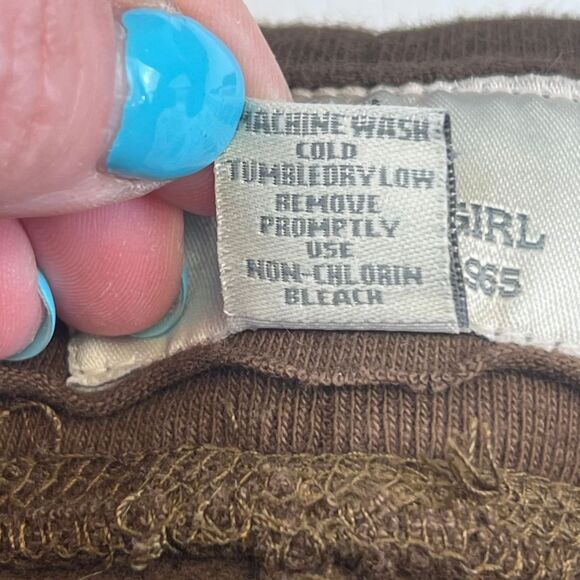 Vintage Girl Knit Shorts Large Panama City FL Y2K Graphic Drawstring Casual Pant - Picture 9 of 9